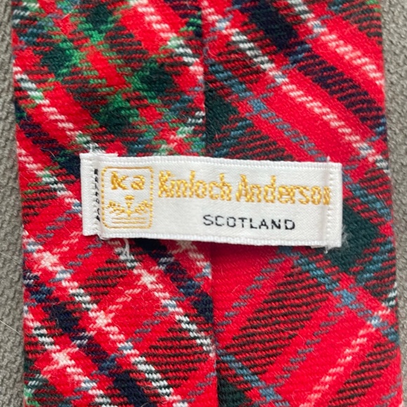 Kinloch Anderson Wool Pliad Tartan Neck Tie Made‎ in Scotland - Picture 4 of 4